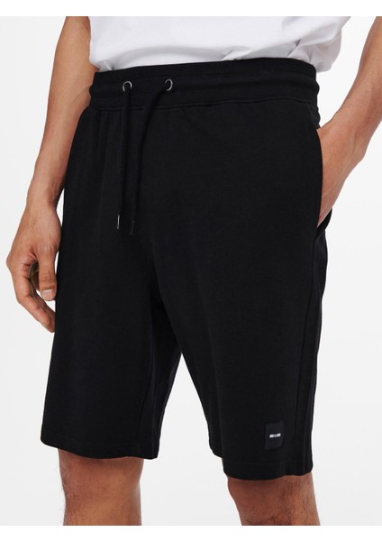 Neil Sweat Shorts Erkek Siyah Şort 22015623-02