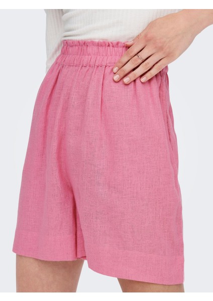 Tokyo Hw Linen Blend Shorts Pnt Noos Kadın Pembe Şort 15259587-20