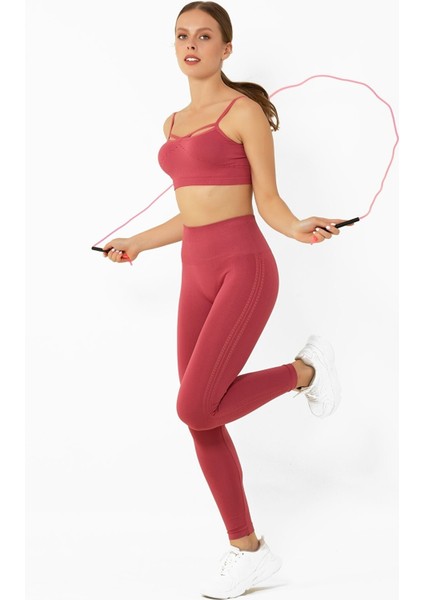 Yoga Pilates Yüksek Bel Toparlayıcı Seamless Spor Tayt fiyatları