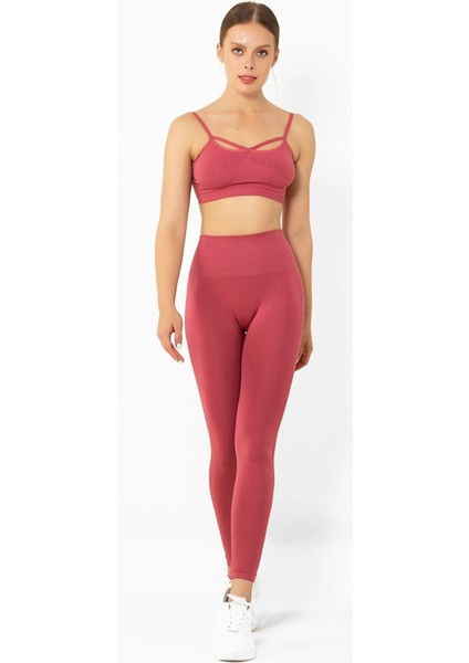 Yoga Pilates Yüksek Bel Toparlayıcı Seamless Spor Tayt fırsatları