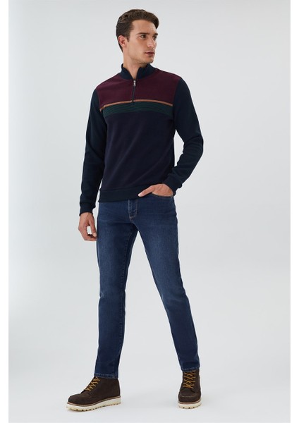 Wood Erkek Dik Yaka Sweatshirt