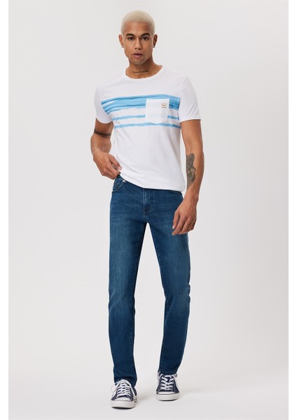 Jagger Erkek Jean Pantolon Evore Rytmo Blue