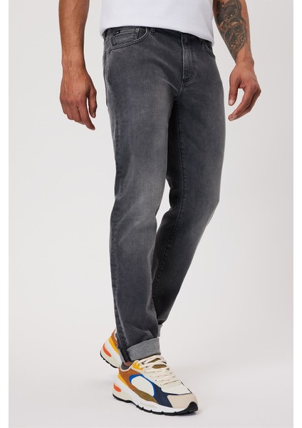 Jagger Erkek Jean Pantolon Akıs Ebg Stone