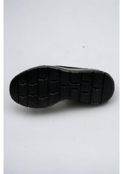 D1119 Krakers Siyah Erkek Spor Ayakkabı