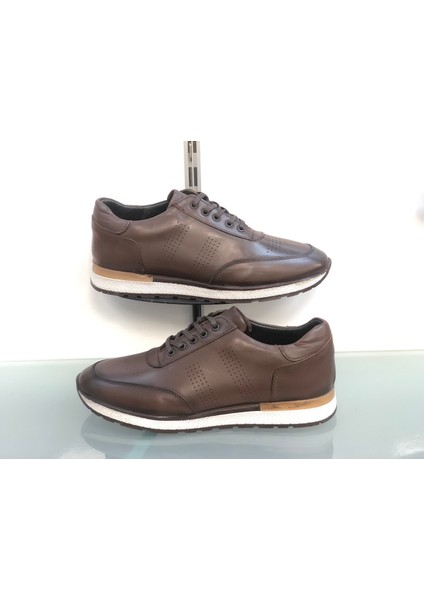 Kafkaslar Hakiki Deri Kaymaz Taban Spor Model Loafer Model Ayakkabı