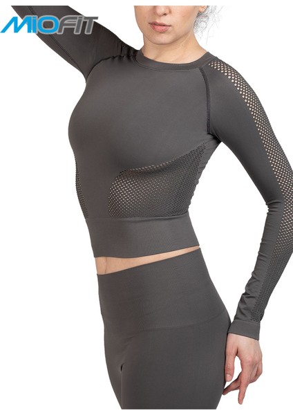 Kadın Efficiency Uzun Kollu Dikişsiz Spor Tişört modelleri