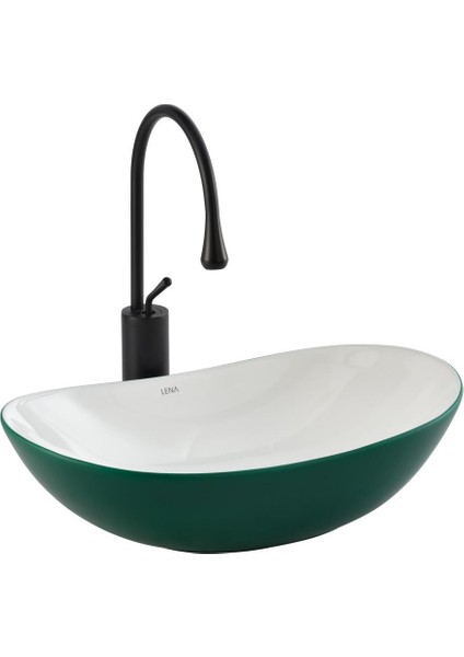 EY-8000MY Tezgah Üstü Lavabo Yeşil