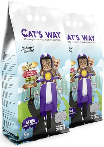 Lavanta Kokulu Kedi Kumu (5L. x 2Adet)