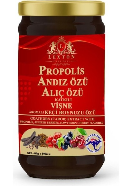 Propolis ve Andız Özü ve Alıç Özü Katkılı Keçiboynuzu Özü 640 gr