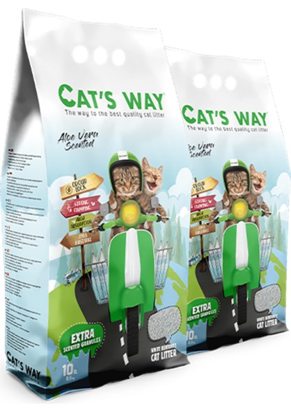 Aloe Vera Kokulu Kedi Kumu (10L. x 2Adet)