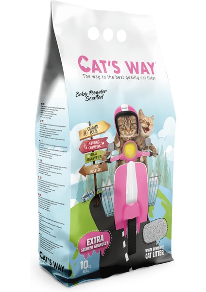 Bebek Pudrası Kokulu Kedi Kumu (10L. x 1Adet)