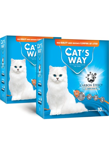 Carbon Effect Kedi Kumu (10L. x 2Adet)