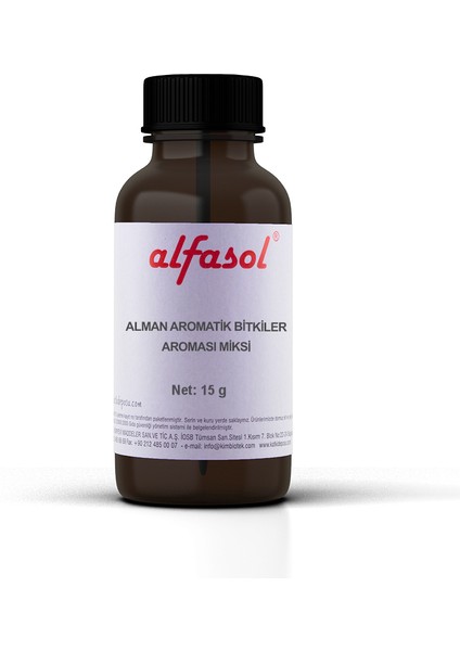 Alman Aromatik Bitkiler Aroması Miksi 15 gr