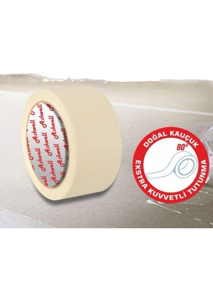 Askwell Maskeleme Bandı 80° 36 mm x 25 mt