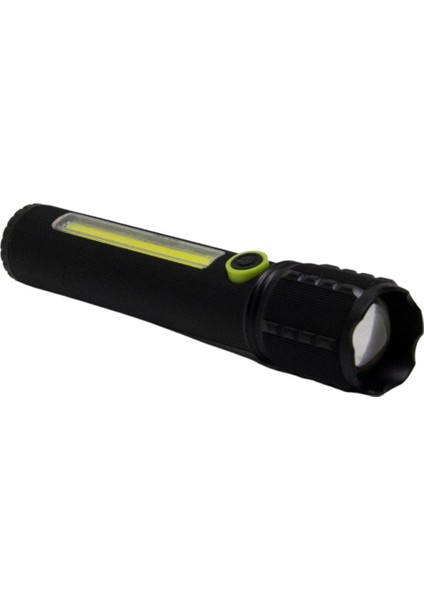 GS-400 10W Çelik Kasa Zoom Özellikli USB Şarjlı El Feneri modelleri