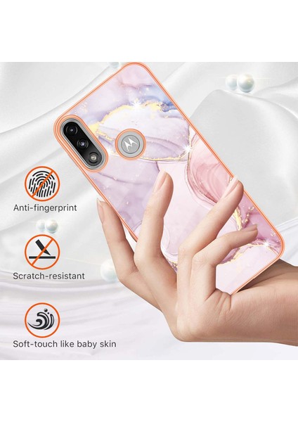 Motorola Moto E7 Power / E7I Power Için Mermer Şık Desenli Tpu Tampon Telefon Kılıfı - Rose Gold (Yurt Dışından) fiyatları