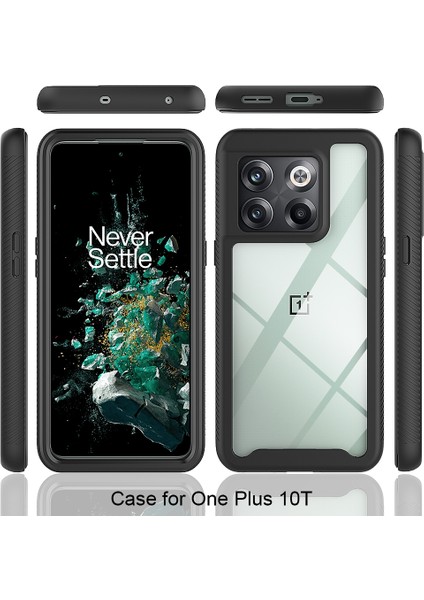 Oneplus 10T Için Hibrit Bumper Tam Koruma Telefon Kılıfı - Kırmızı (Yurt Dışından) fiyatları