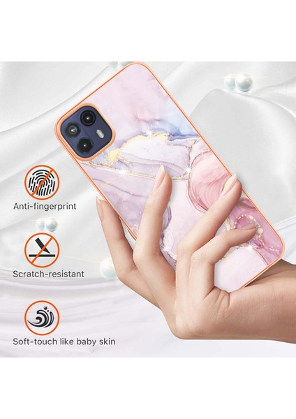 Motorola Moto G50 5g Için Mermer Şık Desenli Tpu Tampon Telefon Kılıfı - Rose Gold (Yurt Dışından) fiyatları