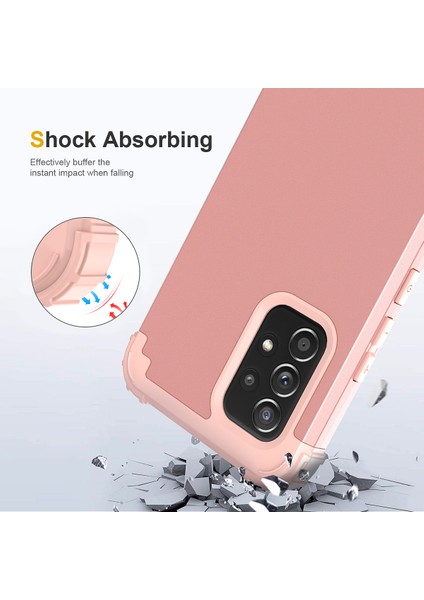 Samsung Galaxy A53 5g Için Yumuşak Silikon Sert Pc Tampon Telefon Kılıfı - Rose Gold (Yurt Dışından) indirimleri