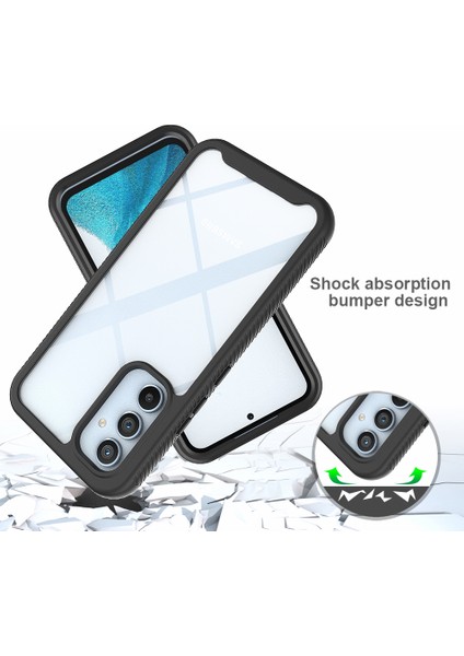 Samsung Galaxy A54 5g Için Hibrit Bumper Tam Koruma Telefon Kılıfı - Mor (Yurt Dışından)