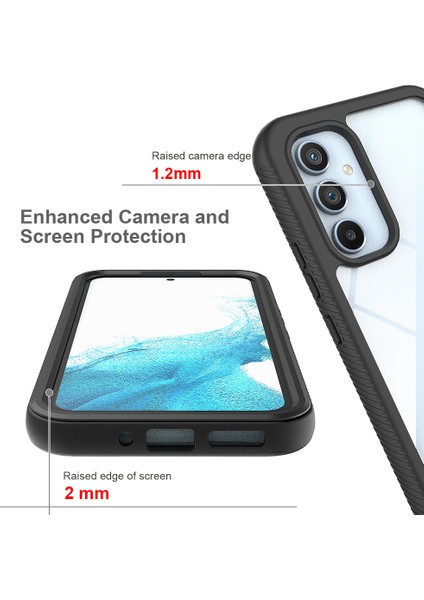 Samsung Galaxy A54 5g Için Hibrit Bumper Tam Koruma Telefon Kılıfı - Mor (Yurt Dışından)