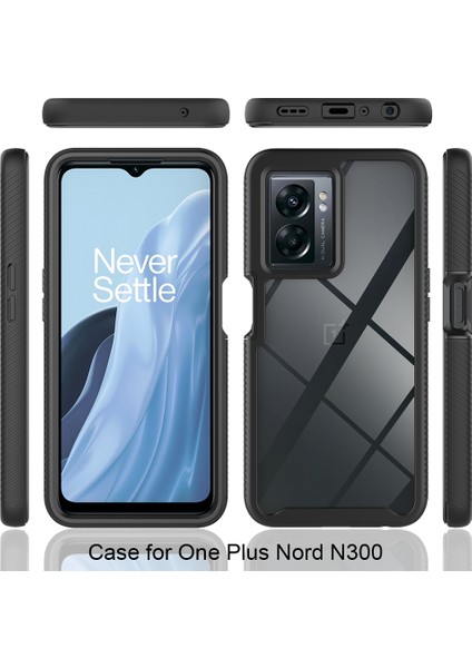 Oneplus Nord N300/OPPO A57/A57S/A77 Için Dahili Ekran Koruyucu Tam Gövde Koruma Telefon Kılıfı - Mor (Yurt Dışından) modelleri