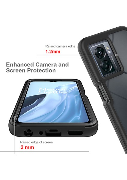 Oneplus Nord N300/OPPO A57/A57S/A77 Için Dahili Ekran Koruyucu Tam Gövde Koruma Telefon Kılıfı - Mor (Yurt Dışından) indirimleri