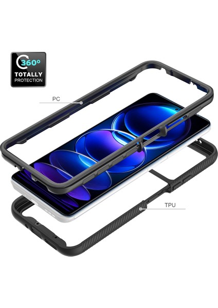 Xiaomi Poco X5 Için Dahili Ekran Koruyucu Tam Gövde Koruma Telefon Kılıfı - Kırmızı (Yurt Dışından) modelleri