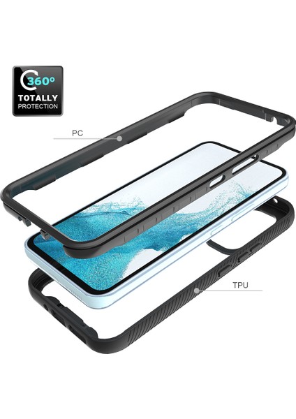 Samsung Galaxy A54 5g Için Dahili Ekran Koruyucu Tam Gövde Koruma Telefon Kılıfı - Kırmızı (Yurt Dışından)
