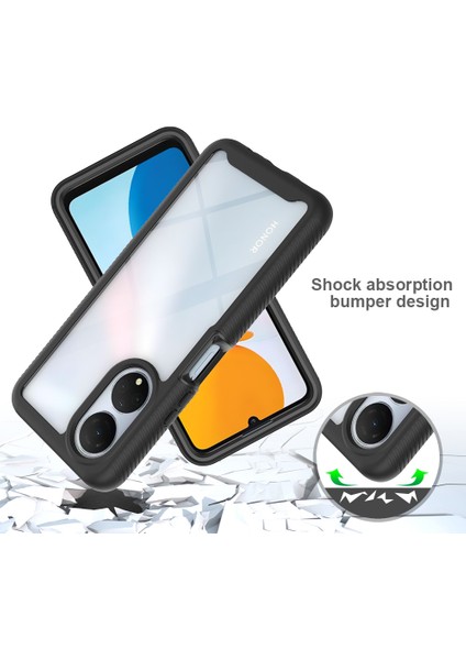 Huawei Honor X7 Için Hibrit Bumper Tam Koruma Telefon Kılıfı - Mor (Yurt Dışından) fırsatları