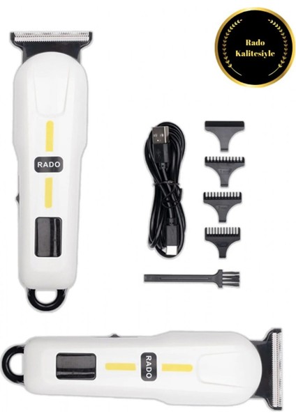 RD-3661 White Şarjlı Saç Sakal Ense Tıraş Makinesi