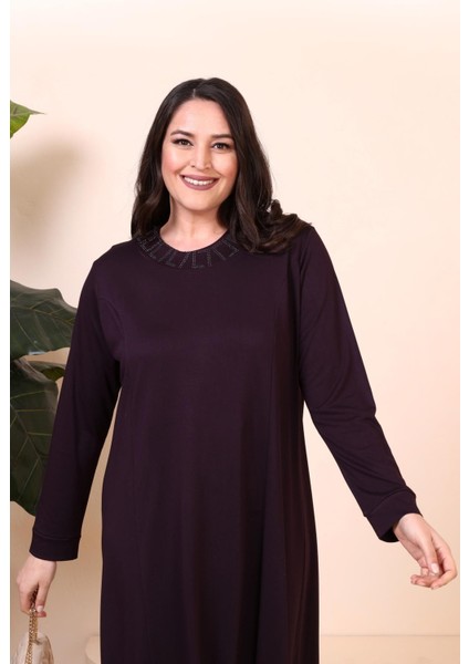 Tesettur Giyim Elbise Boydan Kadin Anne Buyuk Beden Elbise fırsatları