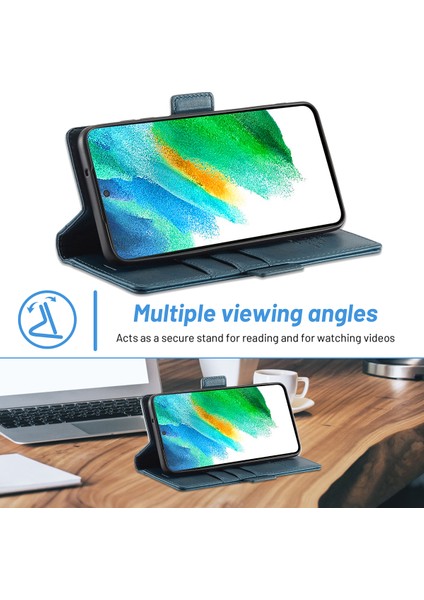 Samsung Galaxy S22 5g Için Flip Cüzdan Deri Standı Telefon Kılıfı (Yurt Dışından)