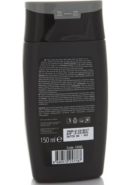 After Shave Balsam 150 ml - Aqua Tıraş Sonrası Balsam fırsatları