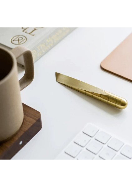 Desk Knife Brass - Masa Bıçağı Altın fırsatları
