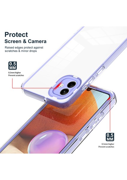 Samsung Galaxy A04 Için Sert Pc Tampon Telefon Kılıfı (Yurt Dışından)