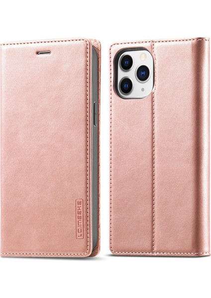 iPhone 11 Pro Max Için Ince Kapaklı Deri Cüzdan Standı Telefon Kılıfı (Yurt Dışından)