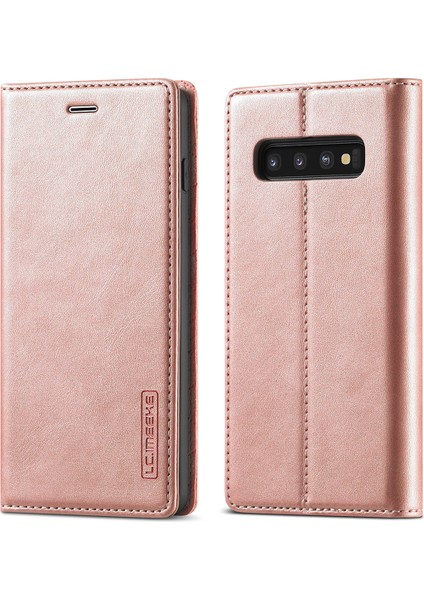 Samsung Galaxy S10 Plus Için Ince Kapaklı Deri Cüzdan Standı Telefon Kılıfı (Yurt Dışından)
