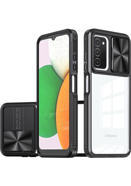 Samsung Galaxy A53 5g Için Sürgülü Kamera Kapaklı Tpu Tamponu Temizle Telefon Kılıfı (Yurt Dışından)