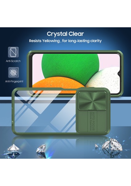 Samsung Galaxy A33 5g Için Sürgülü Kamera Kapaklı Tpu Tamponu Temizle Telefon Kılıfı (Yurt Dışından) fiyatları