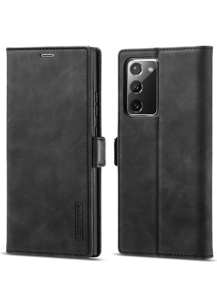Samsung Galaxy Note 20 Ultra Için Ince Kapaklı Deri Cüzdan Standı Telefon Kılıfı (Yurt Dışından)