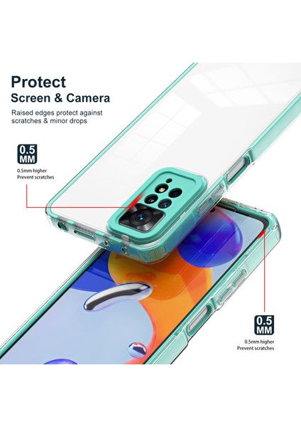 Xiaomi Redmi Note 11 Pro 5g / 4g Için Sert Pc Tampon Telefon Kılıfı (Yurt Dışından)