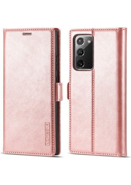 Samsung Galaxy Note 20 Için Ince Kapaklı Deri Cüzdan Standı Telefon Kılıfı (Yurt Dışından)