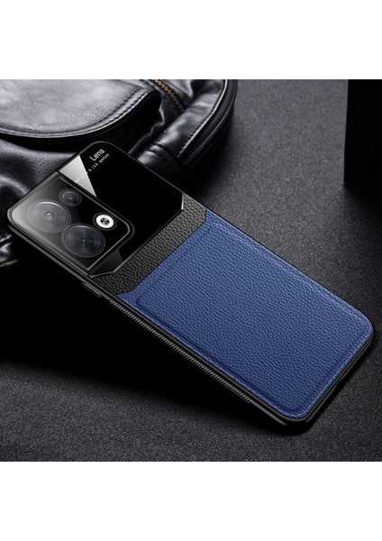 Oppo Reno8 Pro 5g Için Litchi Tpu Bumper Cam Lens Korumalı Telefon Kılıfı (Yurt Dışından)