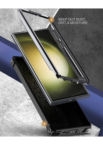 Samsung Galaxy S23 Ultra Için Çift Katmanlı Manyetik Stand Telefon Kılıfı, Magsafe Şarjı ile Uyumlu (Yurt Dışından) fiyatları