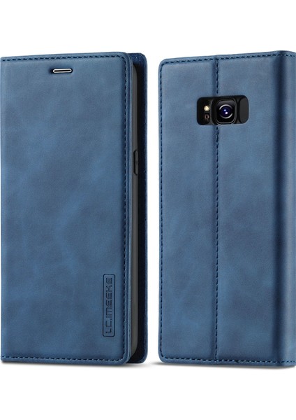 Samsung Galaxy S8 Plus Için Ince Kapaklı Deri Cüzdan Standı Telefon Kılıfı (Yurt Dışından)