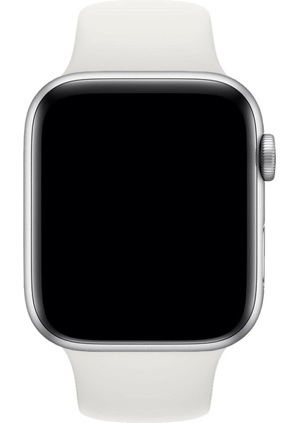 Apple Watch 1 2 3 4 5 6 7 Se 40MM Klasik Silikon Kordon Kayış Beyaz