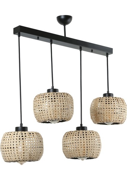 Tıger 4 Lü Sıralı Rattan Sarkıt