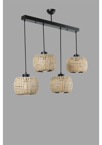 Tıger 4 Lü Sıralı Rattan Sarkıt