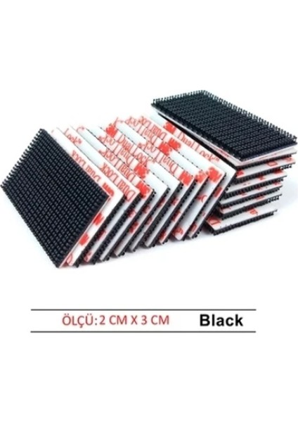 Dual Lock Kendinden Yapışkanlı Sabitleme Bandı 3 x 2 cm 27 Çift fiyatları